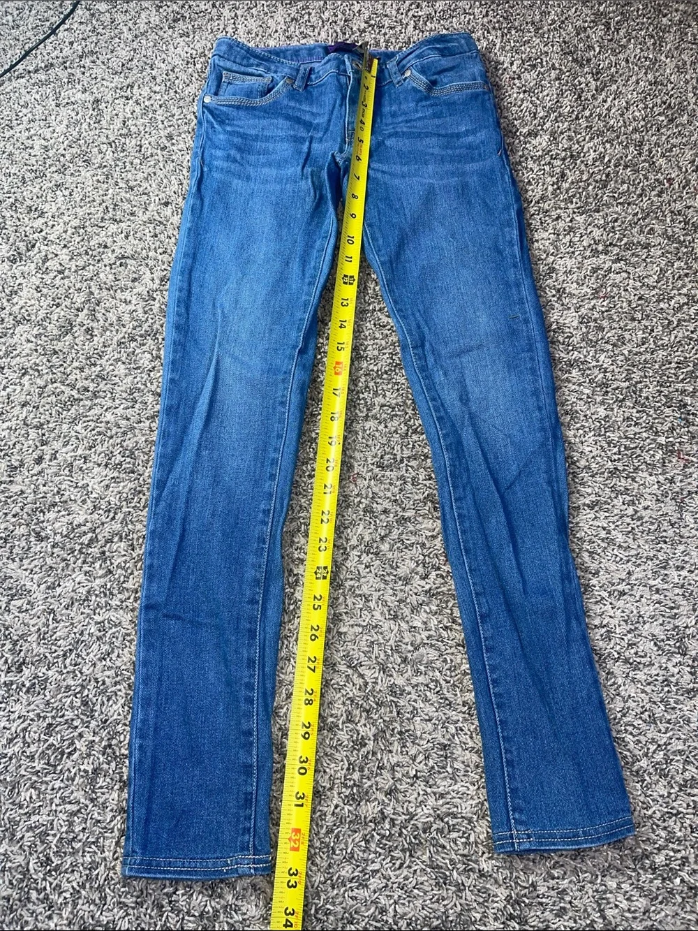Girls Levis Denim Leggings girls size 14 regular adjustable waist skinny jeans